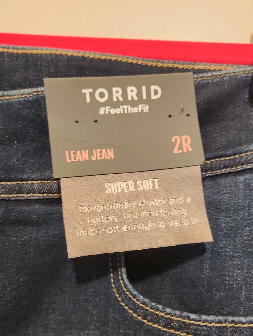 🔥Torrid NWT RAW HEM Dark Blue High-Rise Ankle Lean Jean Skinny Jeans - Picture 6 of 7